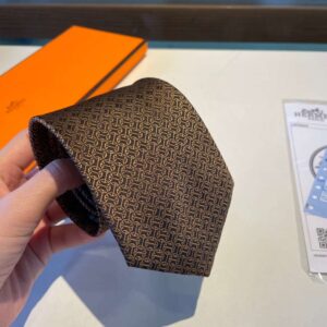 Alternative view of Hermes Tie Larguez Les Amarres Twillbi Yellow For Men