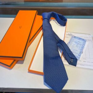 Alternative view of Hermes Tie Larguez Les Amarres Twillbi Blue For Men