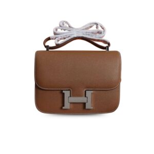 Hermes Constance Handbag Brown For Women 22cm/8.7in