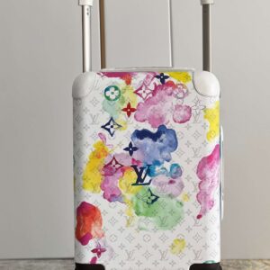 Alternative view of Louis Vuitton Horizon 55 Suitcase 21.7in/ 55cm Flower White Silver Hardware
