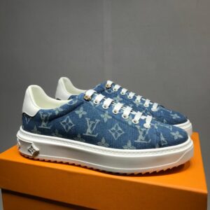 Alternative view of Louis Vuitton Time Out Sneakers Blue For Women