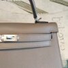 Hermes Kelly 25 Sellier Epsom Gris Asphalt Bag For Women Silver Toned Hardware, Women's Handbags, Shoulder Bags 10in/25cm - Image 5