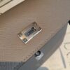 Hermes Kelly 25 Sellier Epsom Gris Asphalt Bag For Women Silver Toned Hardware, Women's Handbags, Shoulder Bags 10in/25cm - Image 4