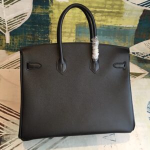 Alternative view of Hermes Birkin Top Handle Bag 13.8in/ 35cm Black Epsom Gold Hardware For Women