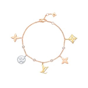 Idylle Blossom Charms Bracelet Gold For Women Q95689
