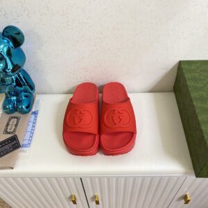 Alternative view of Gucci Interlocking G Slide Sandal Red For Men
