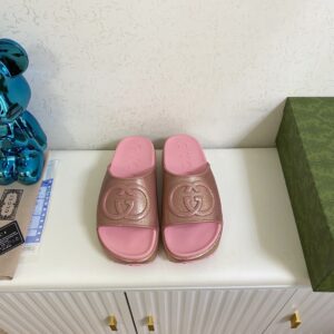 Alternative view of Gucci Interlocking G Slide Sandal Pink For Men