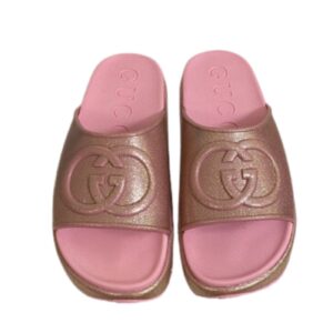 Gucci Interlocking G Slide Sandal Pink For Men
