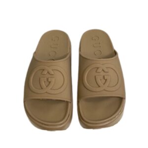 Gucci Interlocking G Slide Sandal Green For Men 692380 JF000 3727