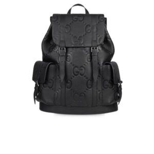 Gucci Jumbo GG Large Backpack  Black For Men 13.4 In/ 34 Cm 625770 AABZF 1000