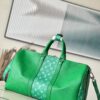 Louis Vuitton Keepall Bandouliere 45 Travel Bag 17.7in/ 45cm Green Silver Hardware M31046 - Image 4