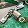 Louis Vuitton Keepall Bandouliere 45 Travel Bag 17.7in/ 45cm Green Silver Hardware M31046 - Image 8