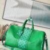 Louis Vuitton Keepall Bandouliere 45 Travel Bag 17.7in/ 45cm Green Silver Hardware M31046 - Image 5