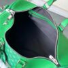 Louis Vuitton Keepall Bandouliere 45 Travel Bag 17.7in/ 45cm Green Silver Hardware M31046 - Image 9