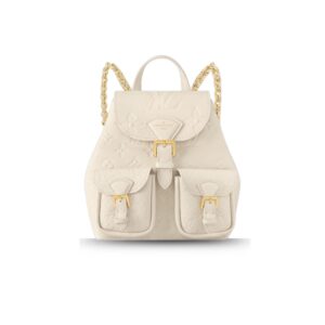 Louis Vuitton Backup Monogram Empreinte Cream For Women 20cm/7.9in M47106