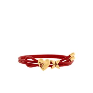 Louis Vuitton LV Bloom Heart Bracelet Red - M8949Z