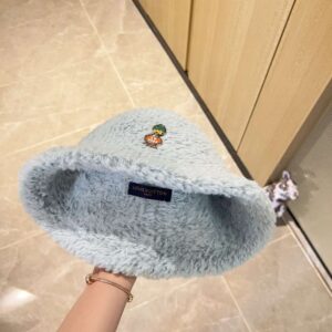 Alternative view of Louis Vuitton Duck Beanie LV Light Blue For Women