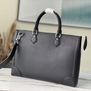 Alternative view of Louis Vuitton Slim Briefcase Taiga Black For Men 15.7in/40cm M30810