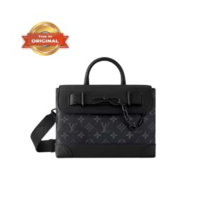 Louis Vuitton Steamer PM Black For Men 9.8in/25cm - M46953