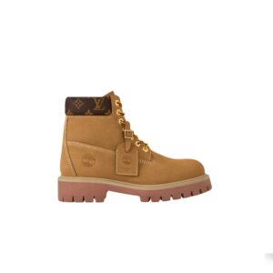 Louis Vuitton LV x Timberland Ankle Boots Beige For Men 1AD74Z