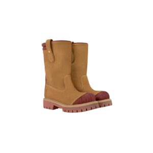 Louis Vuitton LV x Timberland Mid Boots Beige For Men 1AD78T