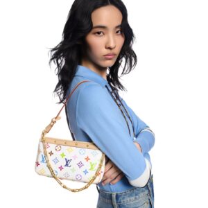 Alternative view of Louis Vuitton LV x TM Pochette Accessoires Shoulder Bag 8.7in/ 22cm Multicolor Monogram Canvas Gold Hardware For Women M13404