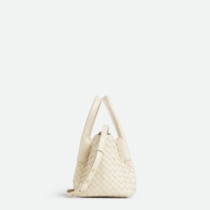 Alternative view of Bottega Veneta Pinacoteca Small Tote Bag 9.4in/ 24cm Sea Salt Gold Hardware For Women 819004V5AG19127