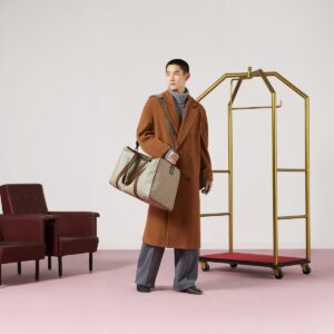 Alternative view of Gucci Large Duffle Bag With Web Beige 20.5 In/ 52 Cm 760152 FACK7 9768