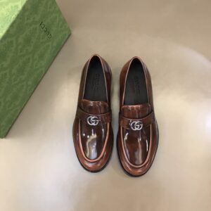 Alternative view of Gucci Loafer With Interlocking G Dark Brown For Men