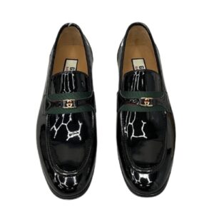 Gucci Loafer With Interlocking G Black For Men