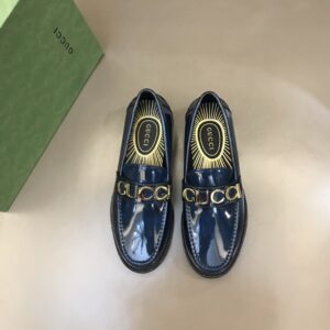 Alternative view of Loafer With Logo Gucci Navy Blue For Men