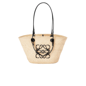 Loewe Anagram Basket Bag Beige/Black For Women 18.1in / 46cm A223T43X02