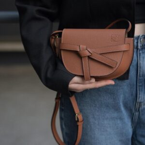 Alternative view of Loewe Gate Dual Mini Shoulder Bag 8.3in 21cm Brown For Women