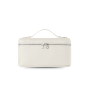 Loro Piana Extra Pocket L19 Top Handle Bag 7.5in/ 19cm Whisper White Silver Hardware For Women FAN4045 1615