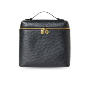 Loro Piana Extra Pocket L23.5 Backpack 9.1in/ 23cm Black Gold Hardware For Women FAN4194 8000