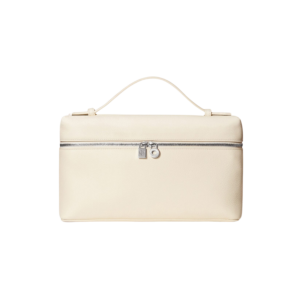 Loro Piana Extra Pocket L27 Top Handle Bag 10.6in/ 27cm Whisper White Silver Hardware For Women FAN4043 1615