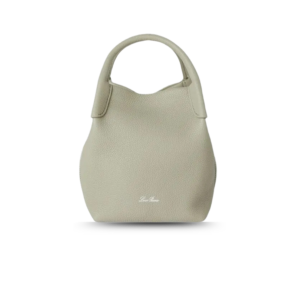 Loro Piana Micro Bale Top Handle Bag 5.2in/ 13cm Light Wasabi Silver Hardware For Women FAN4647 50YB