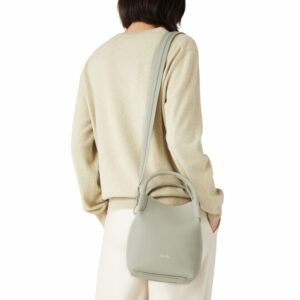 Alternative view of Loro Piana Bale Small Top Handle Bag 6.7in/ 17cm Light Wasabi Silver Hardware For Women FAN8964 50YB