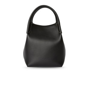 Loro Piana Bale Small Top Handle Bag 6.7in/ 17cm Black For Women Gold Hardware For Women FAO0815 8000