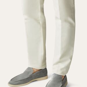 Alternative view of Loro Piana Summer Walk Loafers Grey For Men FAI3276
