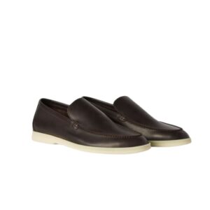 Loro Piana Summer Walk Loafers Dark Brown For Men FAM9405
