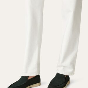 Alternative view of Loro Piana Summer Walk Loafers Dark Green For Men FAI3276