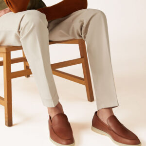 Alternative view of Loro Piana Summer Walk Loafers Brown For Men FAM9405