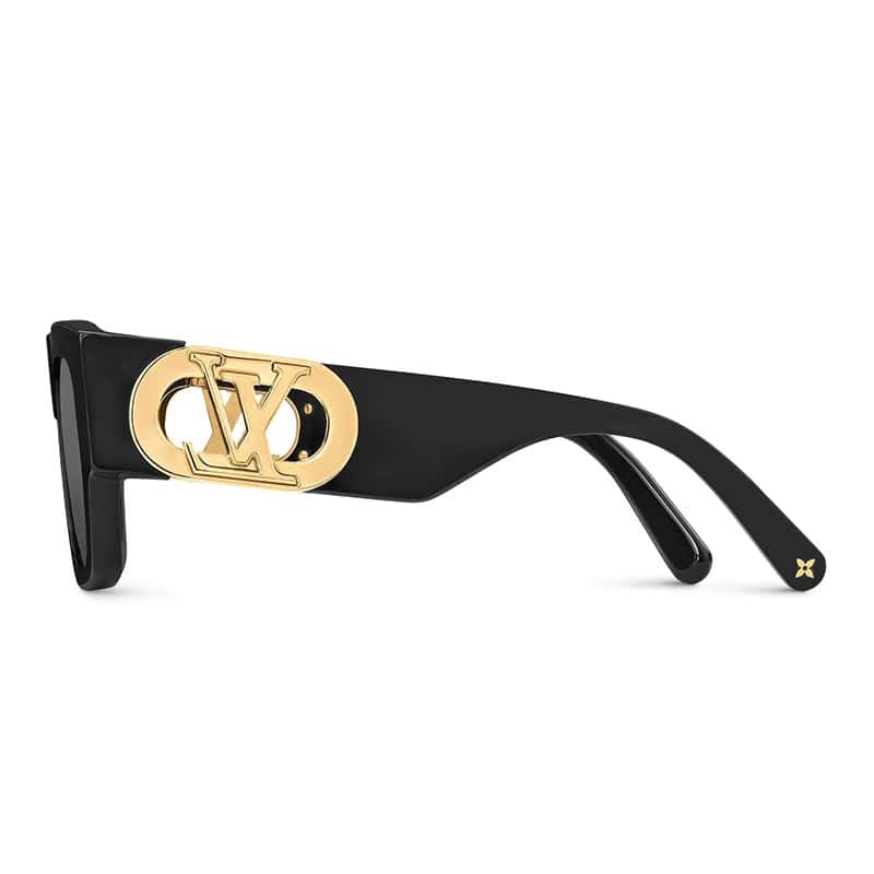 Louis Vuitton Link Square Sunglasses Black For Women Z1478W