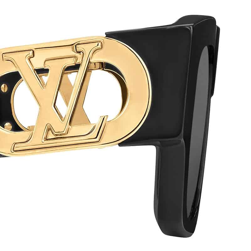 Louis Vuitton Link Square Sunglasses Black For Women Z1478W