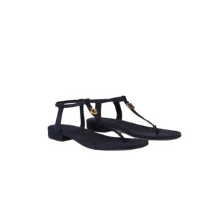 Loro Piana Mindil Sandal Navy Blue For Women - FAO1561 W000