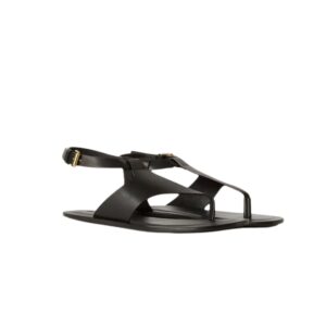 Loro Piana Trani Sandals Black For Women - FAM9272 8000