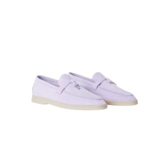 Loro Piana Summer Charms Walk Loafers Purple For Women - FAE5444 401F