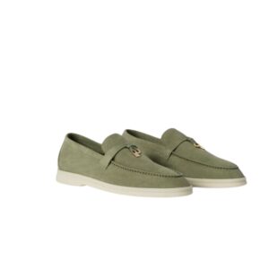 Loro Piana Summer Charms Walk Loafers Tea Room For Women - FAE5444 50KY