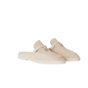 Loro Piana Babouche Charms Walk Loafers Linen For Women - FAI1543 D746